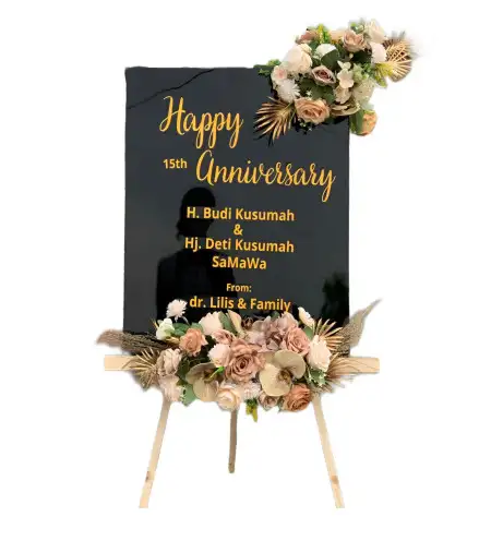 Papan Bunga Akrilik Cembor